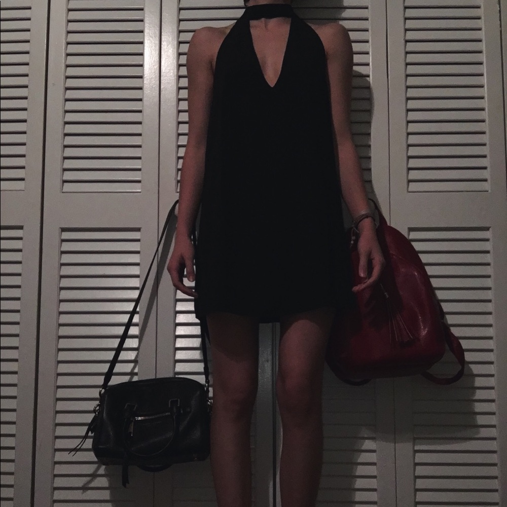PLUNGE V DRESS